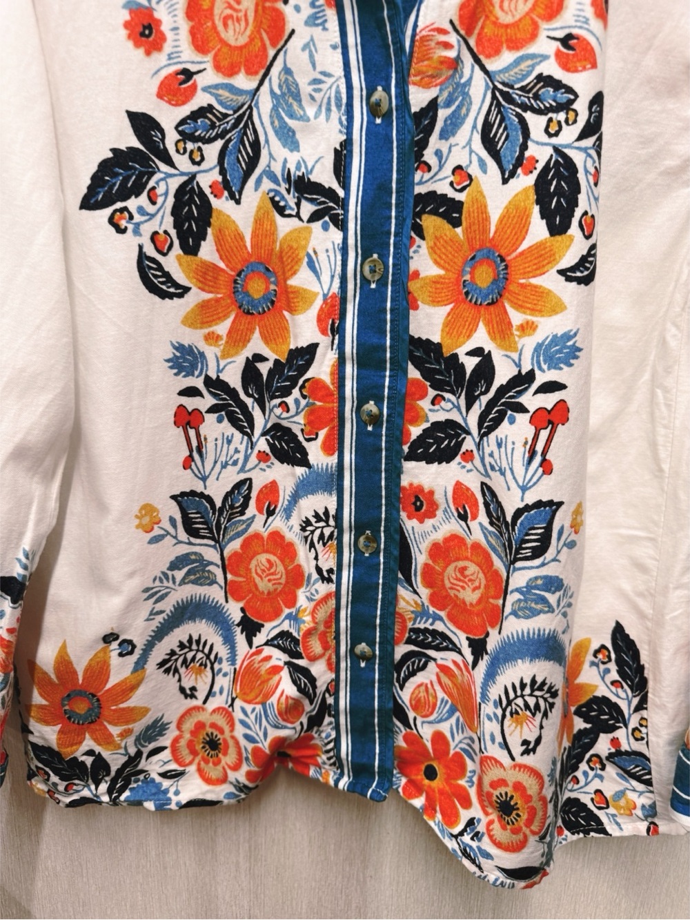Anthropologie Real Fun, Wow! Floral Pajama Set, Size XS - Picture 4 of 16